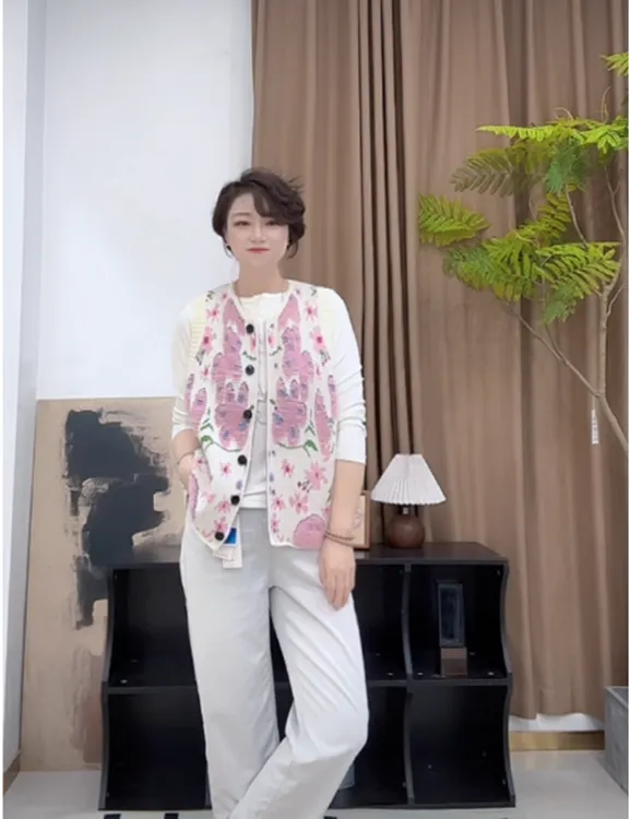 【U.M】一路生花羊毛织花针织开衫系列