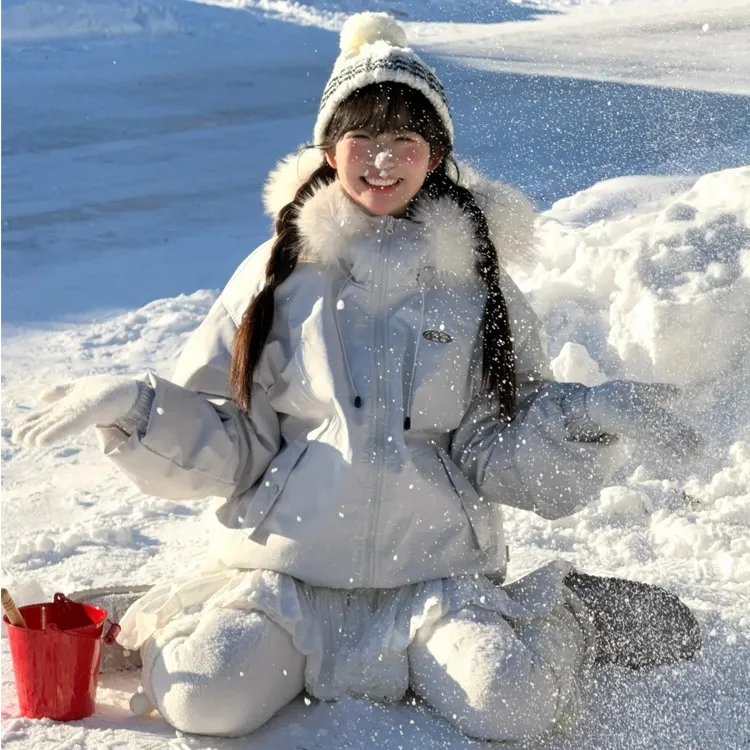 【许我耀眼露思同款】2025冬季新款学生百搭宽松加厚保暖派克服棉衣