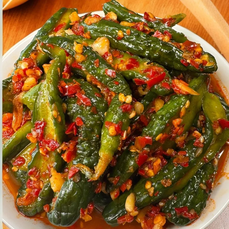 【新品】秘制香辣小黄瓜 现做现发（每袋300克） 香辣下饭 家常风味