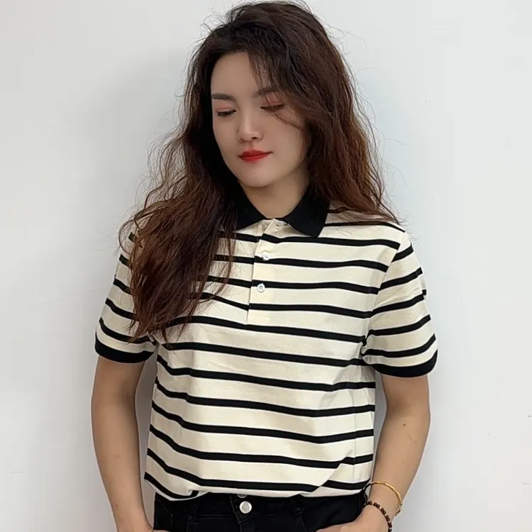 夏季短袖纯棉polo衫