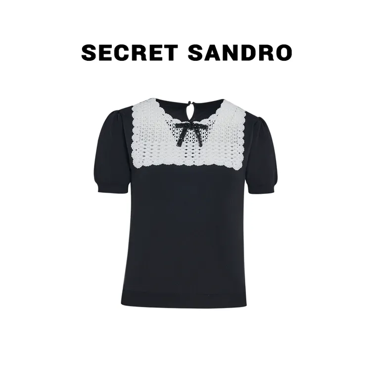 【赫本上衣】【多娜&Secret Sandro粉丝专享】毛衫 M55299145N