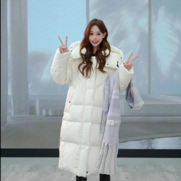 ONLY【90羽绒】2025冬季新款90白鸭绒连帽保暖女|125412024