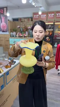 琉璃瑞直花瓶花器E-晚5