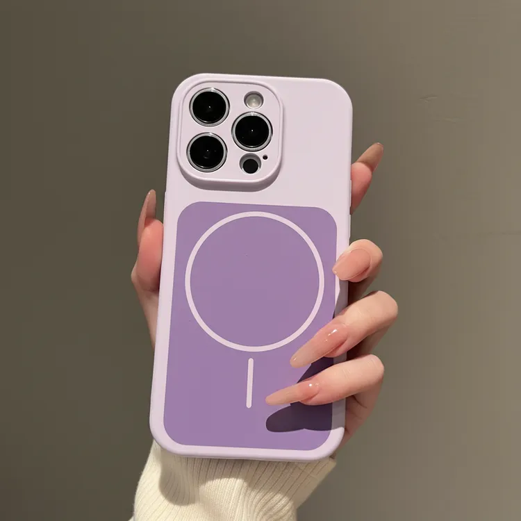 液态硅胶适用苹果17promax手机壳磁吸iPhone16软壳15pro全包防摔