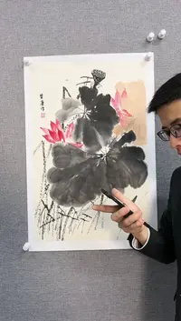 国画曾康老师绘画花鸟