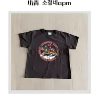 韩国东大门 公鸡/小鳄鱼皮划艇1985字母T恤