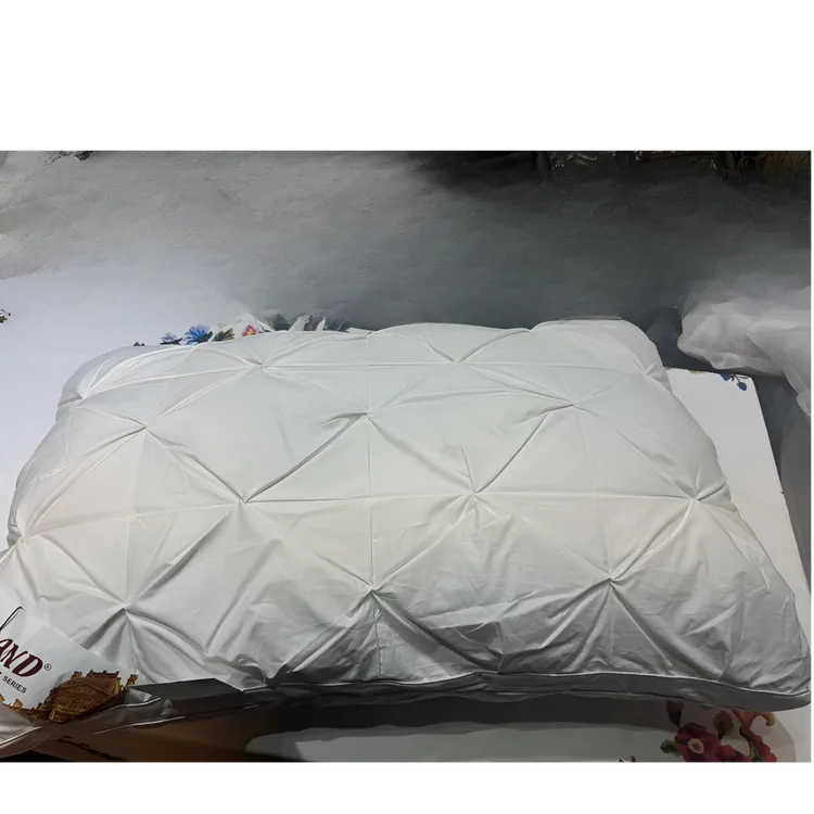 长方形护颈羽丝绒枕恒温加厚酒店丝绒枕头