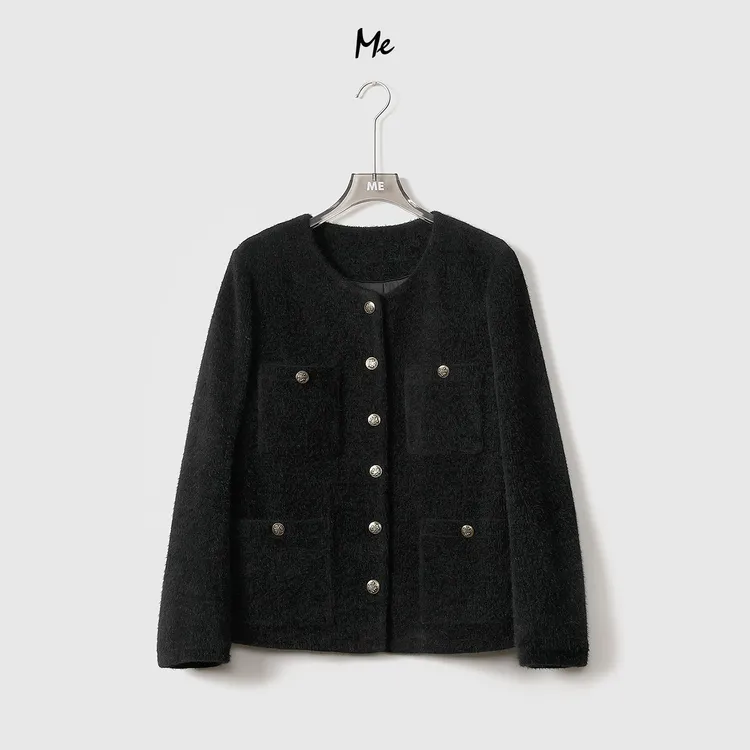 ME【黑松露】轻奢女士显瘦气质轻奢时尚百搭短款外套MEQC1721
