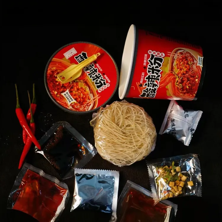 贵州特产丰乐酸辣粉桶装免煮红薯粉丝速食夜宵方便冲泡整箱发正宗