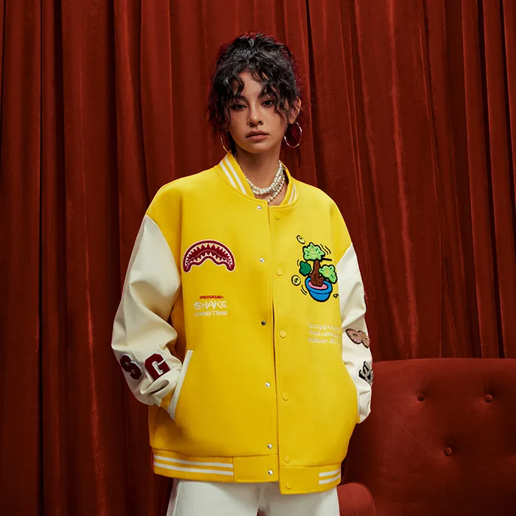 【摇钱树】SPRAYGROUND 鲨鱼嘴流光风摇钱树联名棒球服XB WE031107