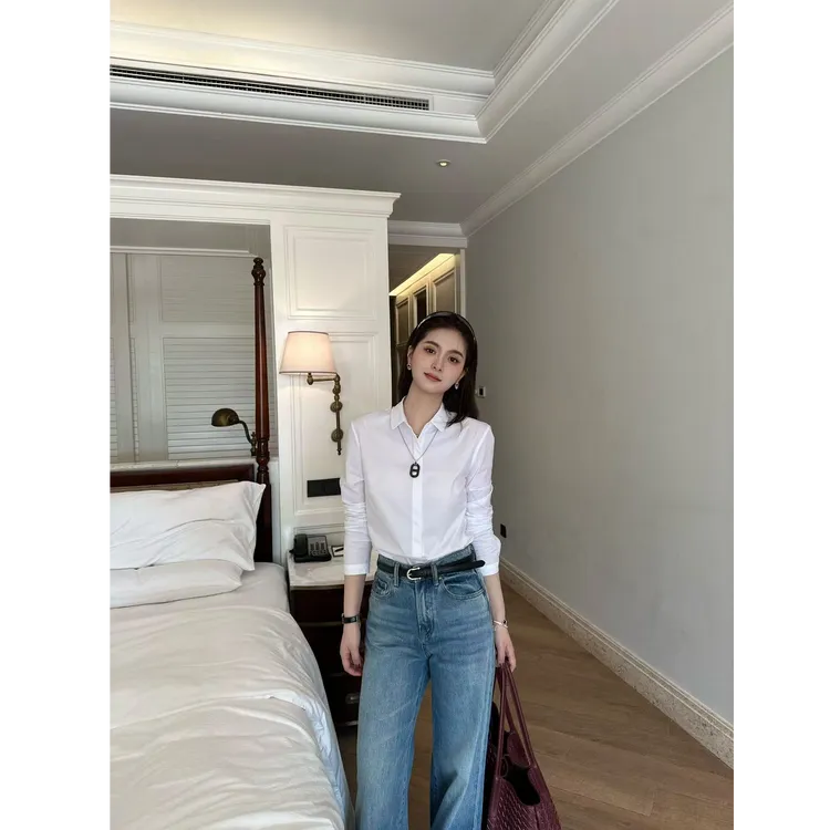 T212100TZ长袖衬衫领常规款衬衫衬衣