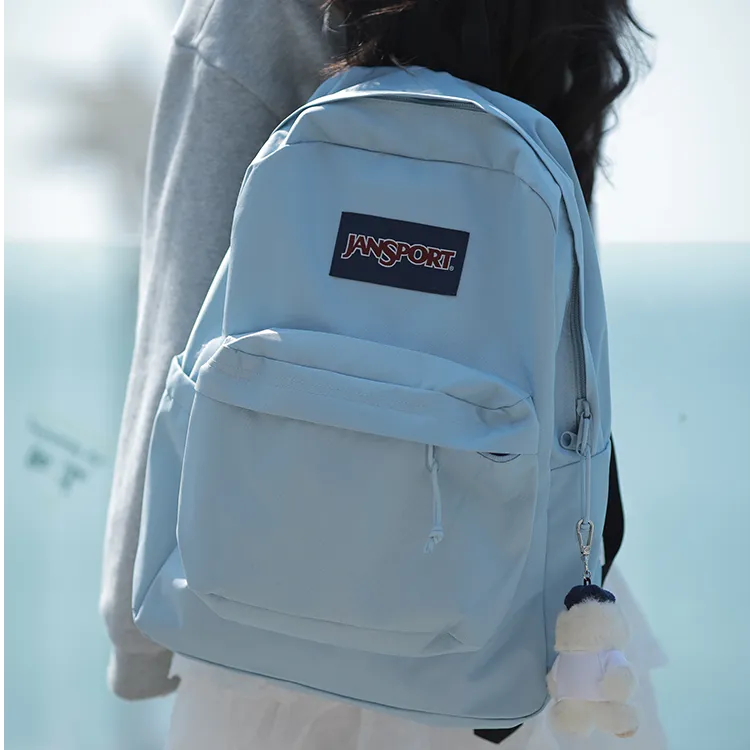 Jansport超轻减压耐磨耐脏防泼水时尚轻便双肩包男女初高中学生