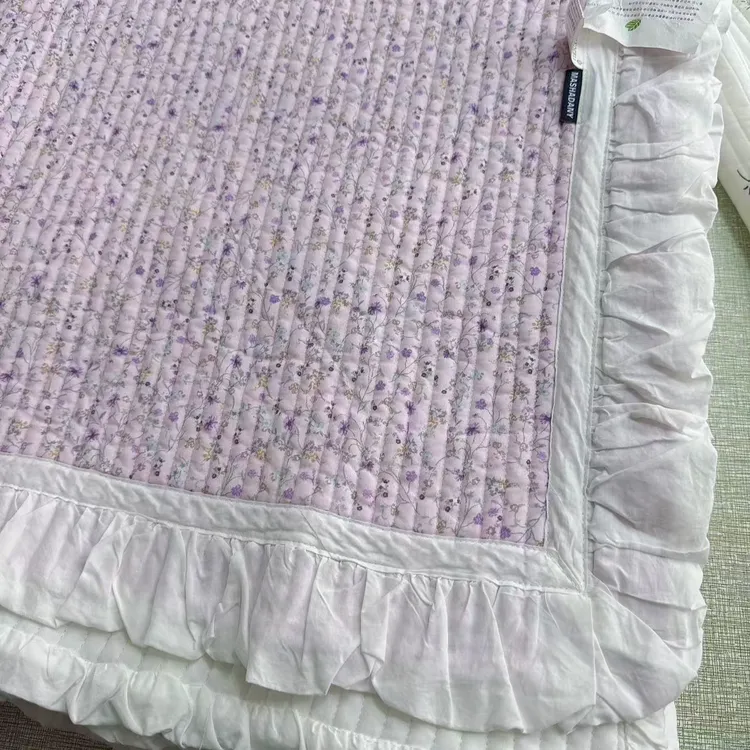 韩国莫代尔床盖 一面莫代尔一面棉四季款150*200铺盖两用可水洗