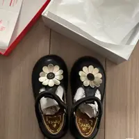 FM 两色太阳花皮鞋