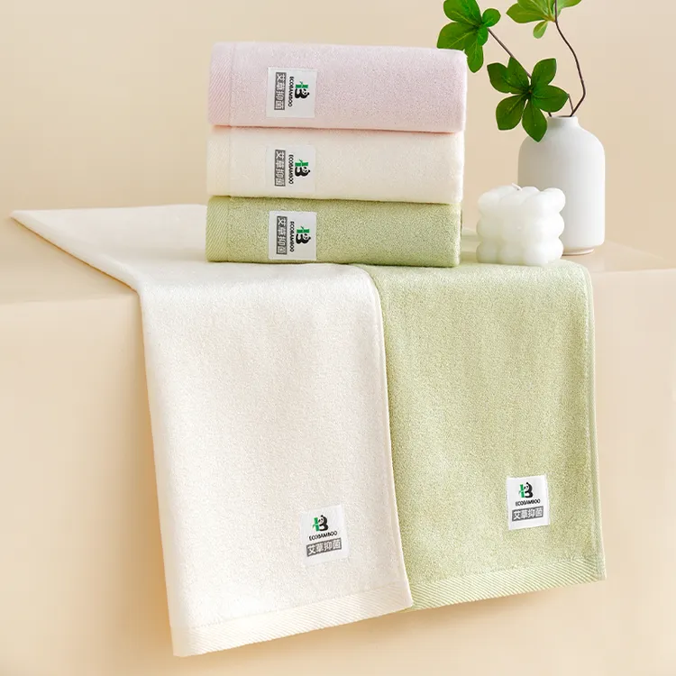 A类竹纤维毛巾｜云般柔软｜吸水不掉毛｜洗脸洗澡家用｜简约竹炭手巾
