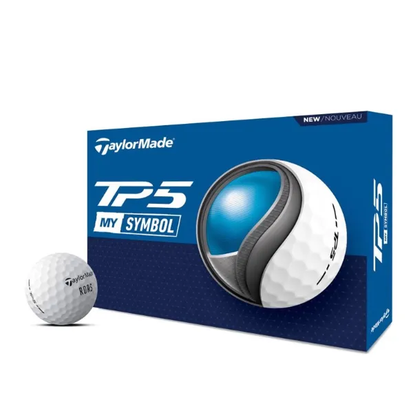 泰勒梅Taylormade高尔夫球职业MySymbol TP5小麦球限量款五层球
