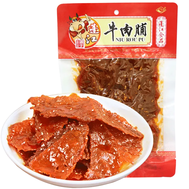 重庆蓬江麻辣牛肉脯250g烘烤风干官方正品正宗特色风味休闲牛肉