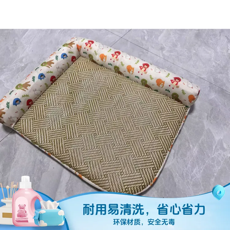 狗窝猫窝夏季凉席透气海绵宠物窝，大中小型四季通用