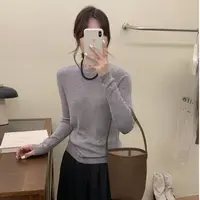 【露.思款】6109标美家韩版半高领羊毛打底