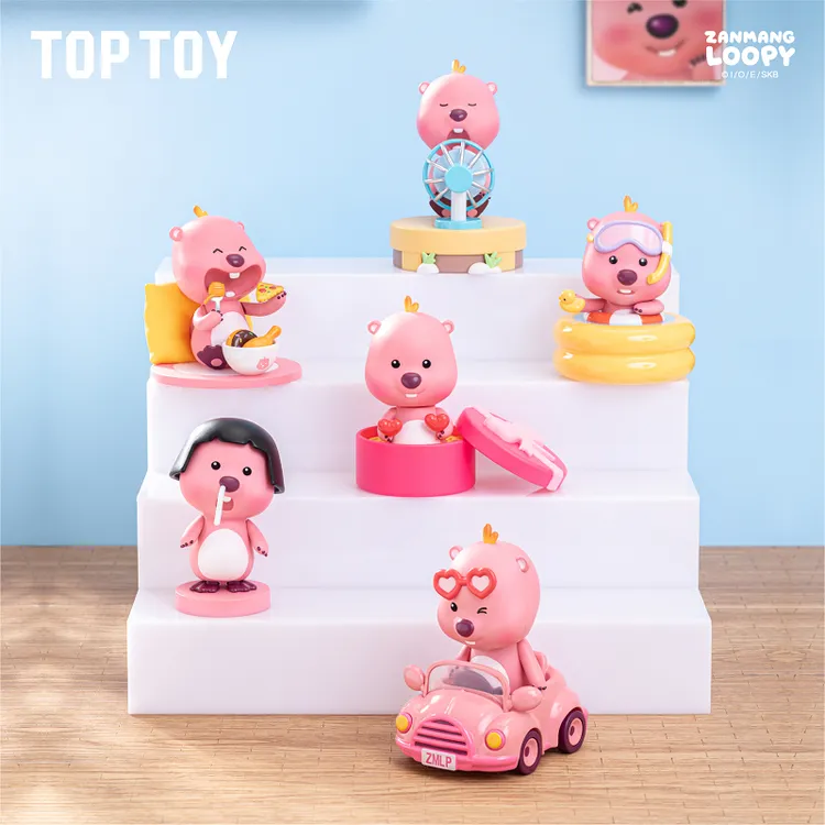 正品TOPTOY露比loopy动动乐系列盲盒潮玩桌面可动玩具手办礼物女