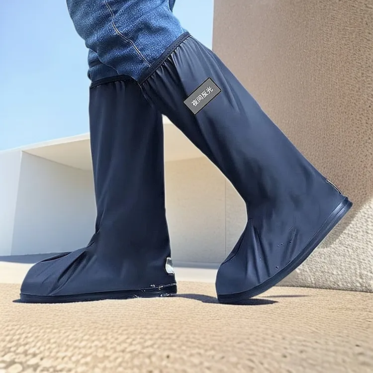 防雨鞋套防滑脚套女耐磨鞋套男玩水雨天防雨靴套防水加厚防水外穿