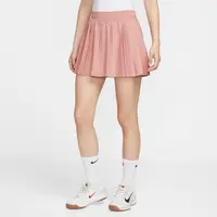 Nike耐克速干女子百褶裙夏季梭织透气褶裥网球半身裙拼接FZ6513