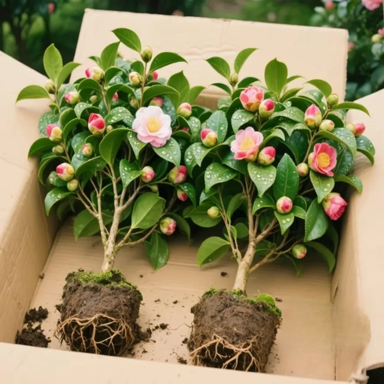 香妃山茶花盆栽带花苞赤丹花卉绿植物室内阳台浓香型树苗四季