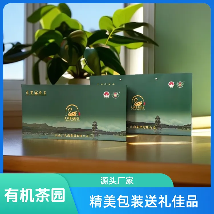 日照绿茶2025高档中秋团圆礼盒二级锁鲜小袋茶叶礼盒中秋特惠