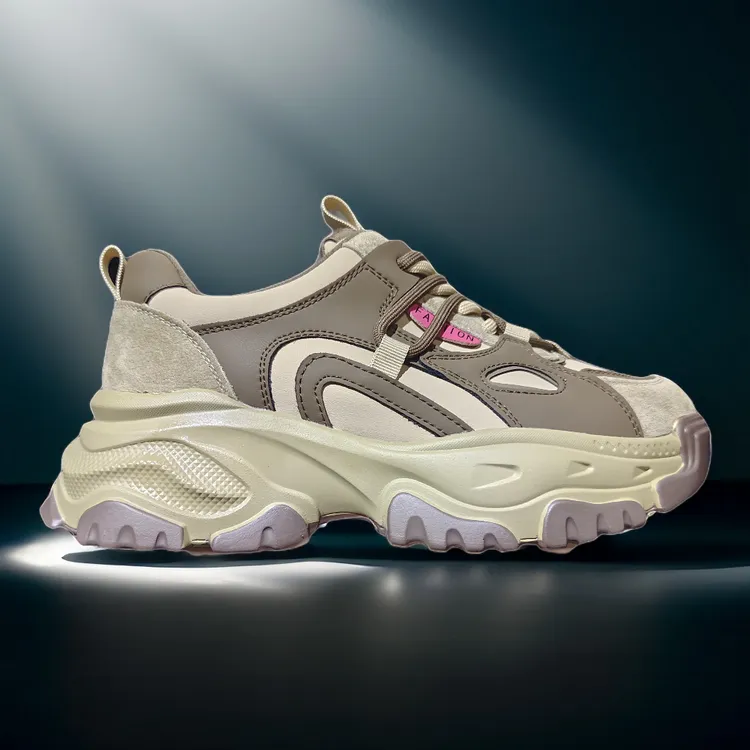 AMs女士休闲老爹鞋，时尚百搭，亮点常在