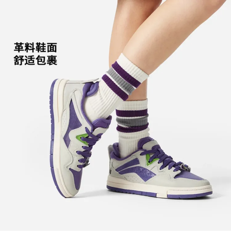 【新品】中国李宁惟吾PRO 特别故事版本女子滑板文化鞋AECV002-1