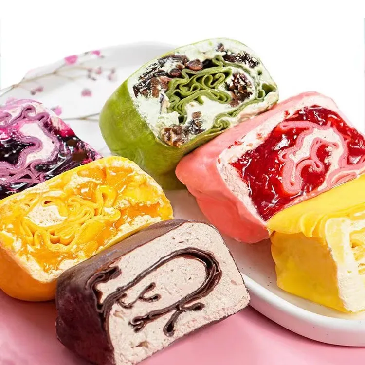 网红毛巾卷草莓蓝莓芒果多口味下午茶零食130g