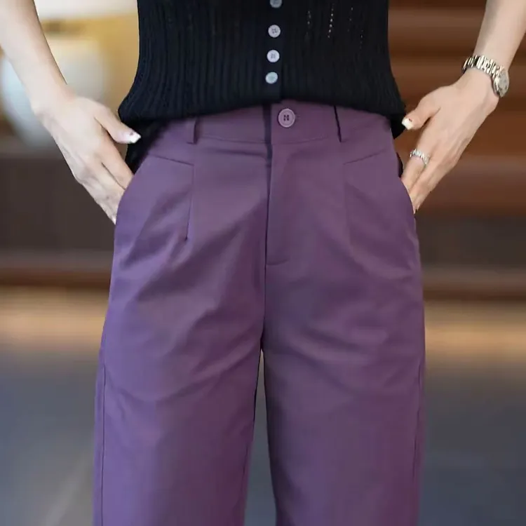 时尚哈伦裤女2025夏季显瘦高腰休闲百搭外穿宽松女士薄款韩版919