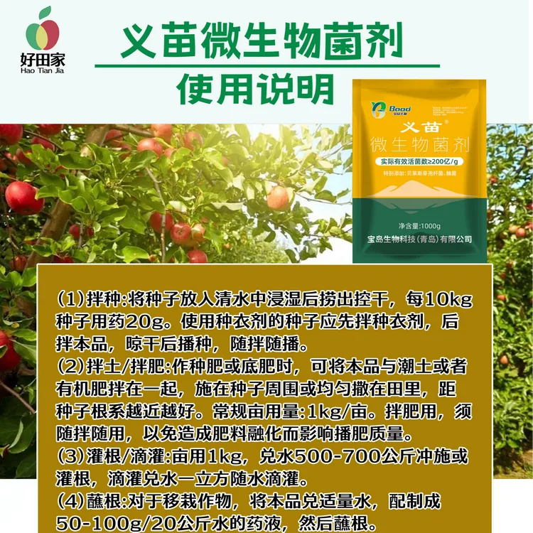 贝莱斯芽孢杆菌叶面微生物菌用生根壮苗土壤改良