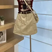 【松弛氛围】时尚高腰显瘦半身短裙-509