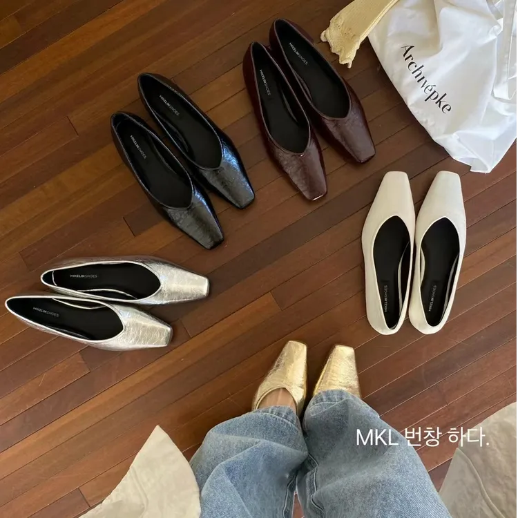 韩系极简风高级感方头玛丽珍鞋2025春夏新款气质显瘦通勤百搭单鞋