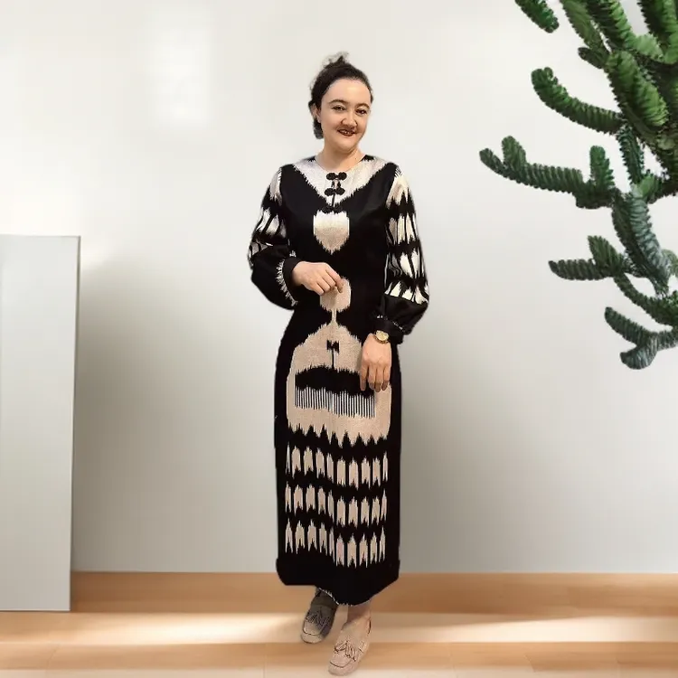 【 sadap  hotan atlisi】春季艾特莱斯连衣裙