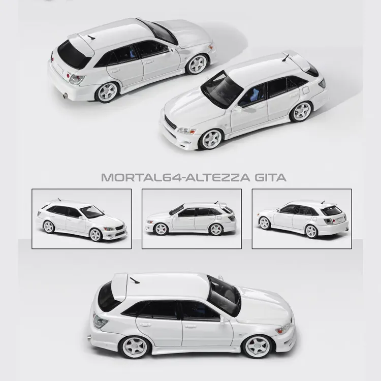Mortal 1:64  丰田Altezza GITA IS200 咬地鲨 合金汽车模型