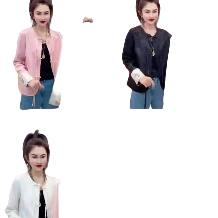 【3.6慧姐大码女装】2025新款国风上衣PJJ605-1023