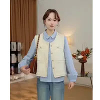 ⑦七七146小个子小香风流苏毛边高级感气质亚麻马甲女早秋款小美说