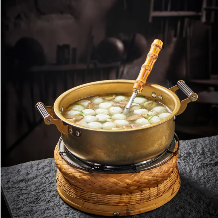 正品优选复古304不锈钢泡面锅川菜湘菜赣菜安徽土菜院子餐厅商用