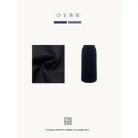 OYBN欧阳贝妮【佛罗伦萨】微胖大码100亚麻纯色百搭半身裙 1020