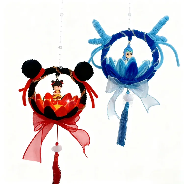 【多米妈手工】中秋手工灯笼diy材料包制作新中式材料包【非成品】