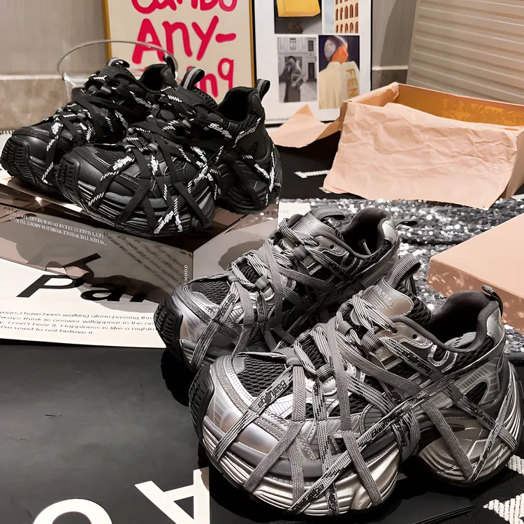 老爹鞋爆款蜘蛛侠厚底松糕小个子显瘦运动鞋秋冬鞋炸街帅气女鞋潮