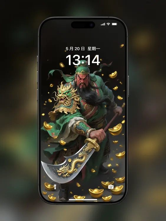 武财神关二爷壁纸&斩穷神