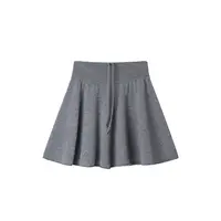 【REREK】新品25春夏休闲百搭羊毛针织高腰半裙短裙女