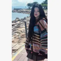【小琳微胖女装】网红时尚炸街新款毛针织衫修身型圆领秋季长袖外套