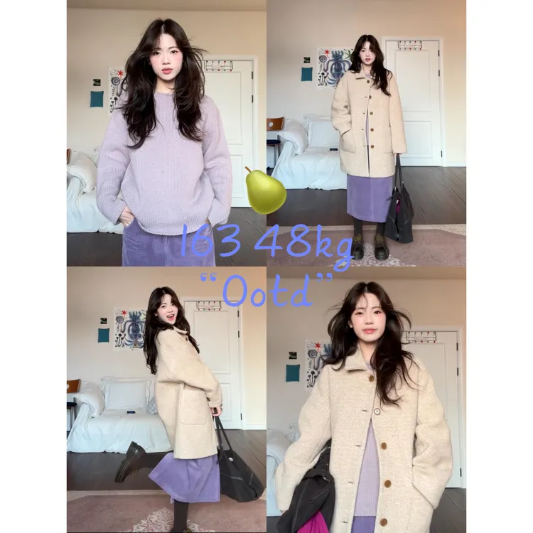 MARIE.COCO秋冬韩系温柔风高级感针织衫毛衣极简气质半身裙女套装