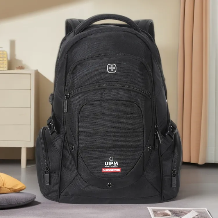 SUISSEWIN祥兴双肩包商务男士电脑包旅行包商务大容量双肩背包