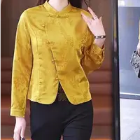 【艾萱萱】25005款新中式国风长袖衬衫女约57