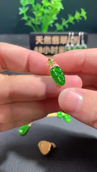 【闪购商品】翡翠颈饰18K金镶嵌翡翠